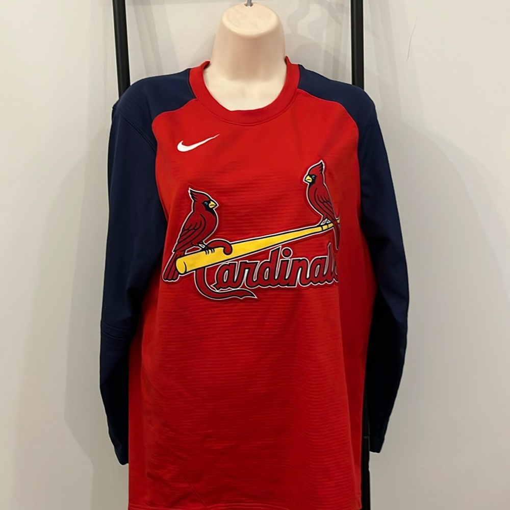 Nike St Louis Cardinals Issued Jersey Men’s Small Dri Fit Embroidered Patch MLB